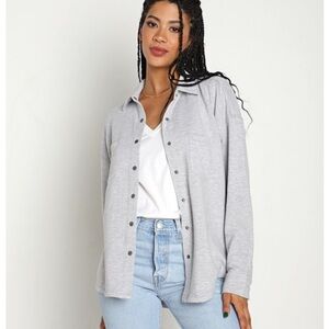 Z Supply
WFH Modal Shirt Jacket Heather Grey